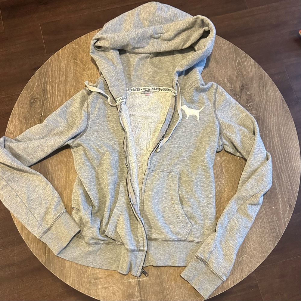 Victoria's Secret Pink Gray Hoodie